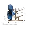 Log-Kayak-Rack-2-place-1-sided-Canoe-and-Kayak-Paddle-Boat-Rack