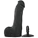 KINK By Doc Johnson The Really Big Dick Dildo - 12 Inches Long and 10.25 Inches Wide - Dual Density ULTRASKYN Dildo with XL Removable Vac-U-Lock Suction Cup - Made In America - Black