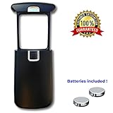 Best Pocket Magnifying Glass by iLumen8-3X Small Magnifier with Lights. Great for Seniors, Kids, Travel. Fits into Purse or Pocket Read Maps, Menu, Jewelry, Coins Hobby Stamps. Lighted Low Vision Aid