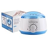 Professional Wax Warmer, 135℉ to 225℉ Hair Removal Wax Heater with 14 oz Melting Pot, Blue
