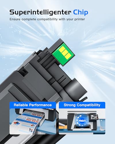 TN247 TN-243CMYK DCP-L3550CDW Toner Cartridge Compatible with Brother TN243 TN243CMYK TN247BK for Brother MFC-L3750CDW MFC-L3770CDW HL-L3210CW MFC-L3710CW HL-L3230CDW DCP-L3510CDW (5-) Pack)
