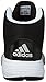 adidas NEO Men's Cloudfoam Ilation Mid Basketball Shoe,Black/Metallic Silver/White,10 M US