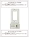 Dual USB Charger, Snap On Duplex Wall Plate with 2 USB Smart Charger Ports As Easy to Install as a Wall Plate