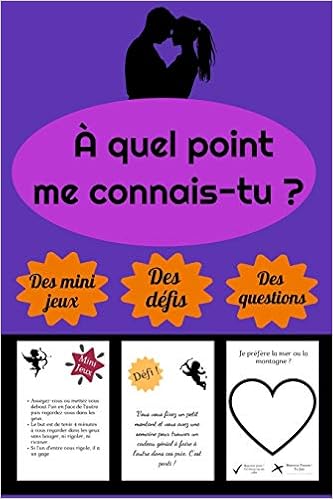 A Quel Point Me Connais Tu Quizz Mini Jeux Et Defis Entre Amoureux Cadeau Original Homme Ou Femme Pour La Saint Valentin Mariage Anniversaire Format A5 X 1