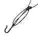 Neotech Classic 2 Hook Instrument Strap - Regular - Metal Open Hook Neck Strap for Alto Saxophone, Bass Clarinets, English Horns & More - Comfortable Neoprene Instrument Neck Strap - Black