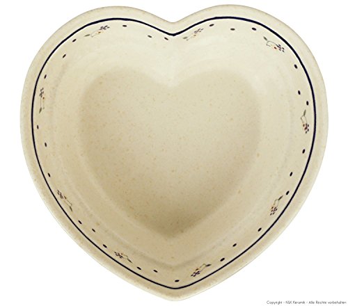 Bunzlauer-Ceramic-Heart-Dish21-B-9-cmH-7-7-cmV-1-5-L-In-The-Decor-111 Bunzlauer Ceramic Heart Dish,=21 B, 9 cm,=H 7, 7 cm=V 1, 5 L In The Decor 111