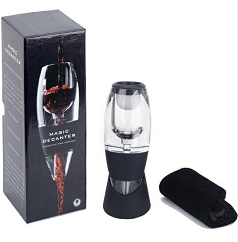 EALLC Best Red &amp; White Wine Aerator Decanter "Adjustable Classy Wine Aerator"Set with Stand**Screen and Carry Pouch--US stock and free delivery