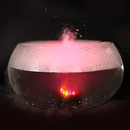 AGPtek® Color Changing 12 LED Mist Maker Fogger Water Fountain Pond Fog Atomizer Air Humidifier - Thumbnail 4