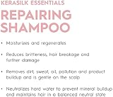 Kerasilk Repairing Shampoo Dry Damaged Hair Strength Moisture Vegan view 2
