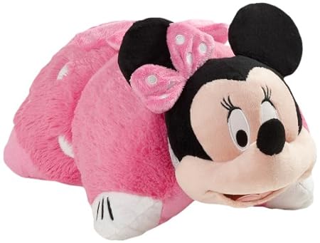 Pillow Pets Disney Minnie Mouse Pink Pillow Lg Amazon Co Uk