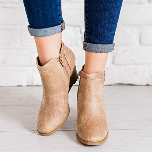 2 Womens+Casual+Outdoor+Booties+Shoes