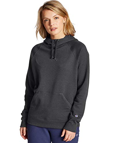 Champion Women's Powerblend Hoodie, Beloved Orchid w/Graphic