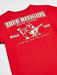 True Religion Boys' Big Branded Logo Tee