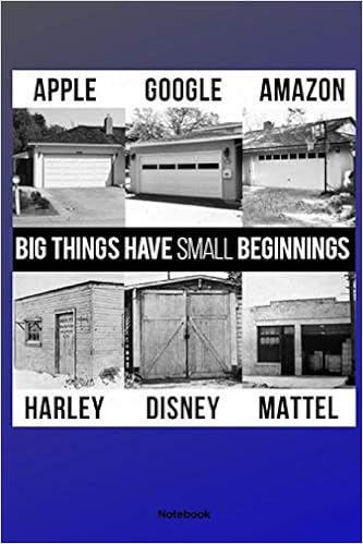 Big Things Have Small Beginnings Notebook Apple Google