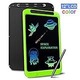 LCD Writing Tablet, Richgv 12 Inch Digital Ewriter Electronic Graphics Tablet Portable Mini Board Handwriting Pad Drawing Tablet with Memory Lock Suitable for Kids Home School Office