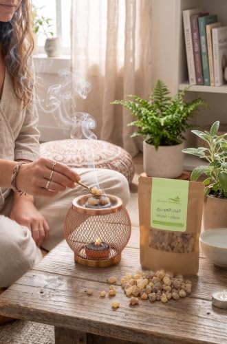 AFLORA NATURAL Hojari Luban – Premium Frankincense Resin Chunks | Natural Aromatic Incense for Home & Spiritual Use Nature Does It Better 100 gm