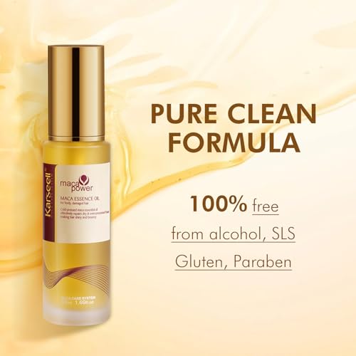 Karseell Hair Oil, Argan Oil for Dry and Damaged All Hair Types 50 ml