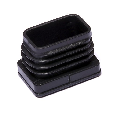 Brinox b75865 N – Innesto Interno Rettangolare, 20 x 30 mm, colore: nero