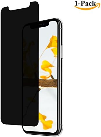 GAHOGA iPhone X Privacy Tempered Glass Screen Protector 9H Hardness Privacy Defender Screen Protector Case Friendly For Apple iPhone 10 5.8'' Easy Install