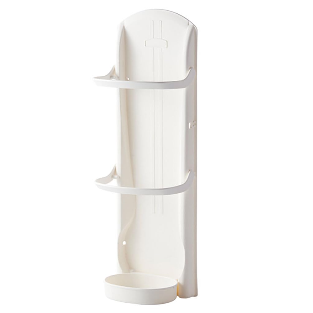 Cabilock 1pc Wall-mounted Umbrella Rack Storage Holder Design Space-saving Draining Tray for Home Office Cafe and More