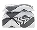 Chezmoi Collection 3-Piece Chevron Zig Zag Comforter Bedding Set (Queen, Grey)