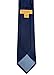 Retreez Woven Boy's Tie with Stripe Textured (8-10 years) - Navy Blue