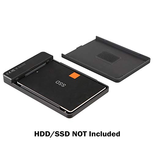 Inateck 2.5 Hard Drive Enclosure, USB 3.0 External Hard Drive Case