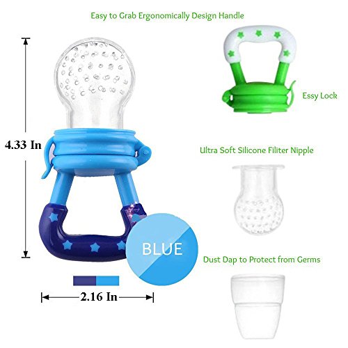 Fresh Food Feeder Pacifier Feeder Baby Fruit Mesh Feeder Teething