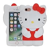 iPhone 7 Case, iPhone 8 Case, Phenix-Color 3D Cute Cartoon Soft Silicone Hello Kitty Gel Back Cover Case for Apple iPhone 7 / iPhone 8 4.7 Inch Case Amp Prime (41)