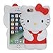 iPhone 7 Case, iPhone 8 Case, Phenix-Color 3D Cute Cartoon Soft Silicone Hello Kitty Gel Back Cover Case for Apple iPhone 7 / iPhone 8 4.7 Inch Case Amp Prime (41)