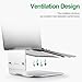 Laptop Stand, Aluminum Ergonomic Ventilated Laptop Riser, 360°Rotating Adjustable Notebook Stand Holder for All Laptops up to 17 inch,MacBook Pro/Air, HP, Dell and Morethumb 1