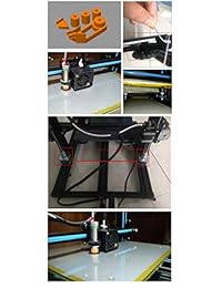 FYSETC - Juego de cama de silicona para impresora 3D, nivelación de silicona para cama caliente, columna OD 0,63 en ID 0,16 en presión estable, resistente al calor, herramienta de cama de silicona profesional para Creality CR-10 con conector inferior, 4 u