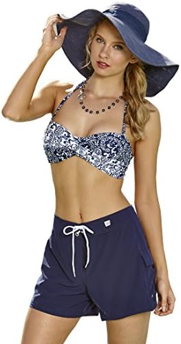 Kechika 4 1/2" Inseam Stretch Woven Board Short "Navy Soild" KNA (16)