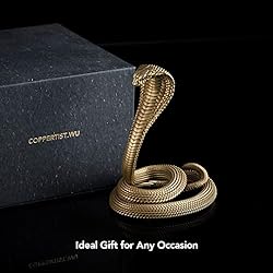 COPPERTIST.WU Cobra Phone Stand for Desk, Snake
