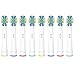 8pcs Replacement Toothbrush Heads for Braun Oral-B Floss Action Electric Toothbrush (8PCS)