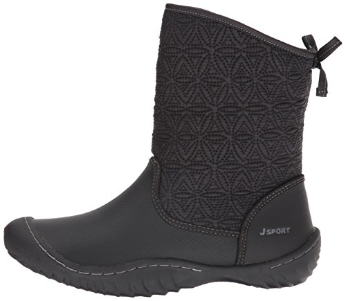 JSport by Jambu Women's Calgary Too Snow Boot, Black, 9.5 M US