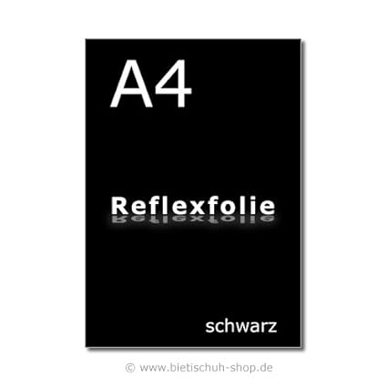 3M Reflexfolie A4, schwarz, reflektierend, selbstklebend