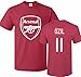 Tcamp Arsenal Shirt Mesut Ozil #11 Jersey Men T-shirt