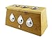 Winterworm® Bamboo Three Hole Healing Box for Moxa Moxibustion Medicine Therapy