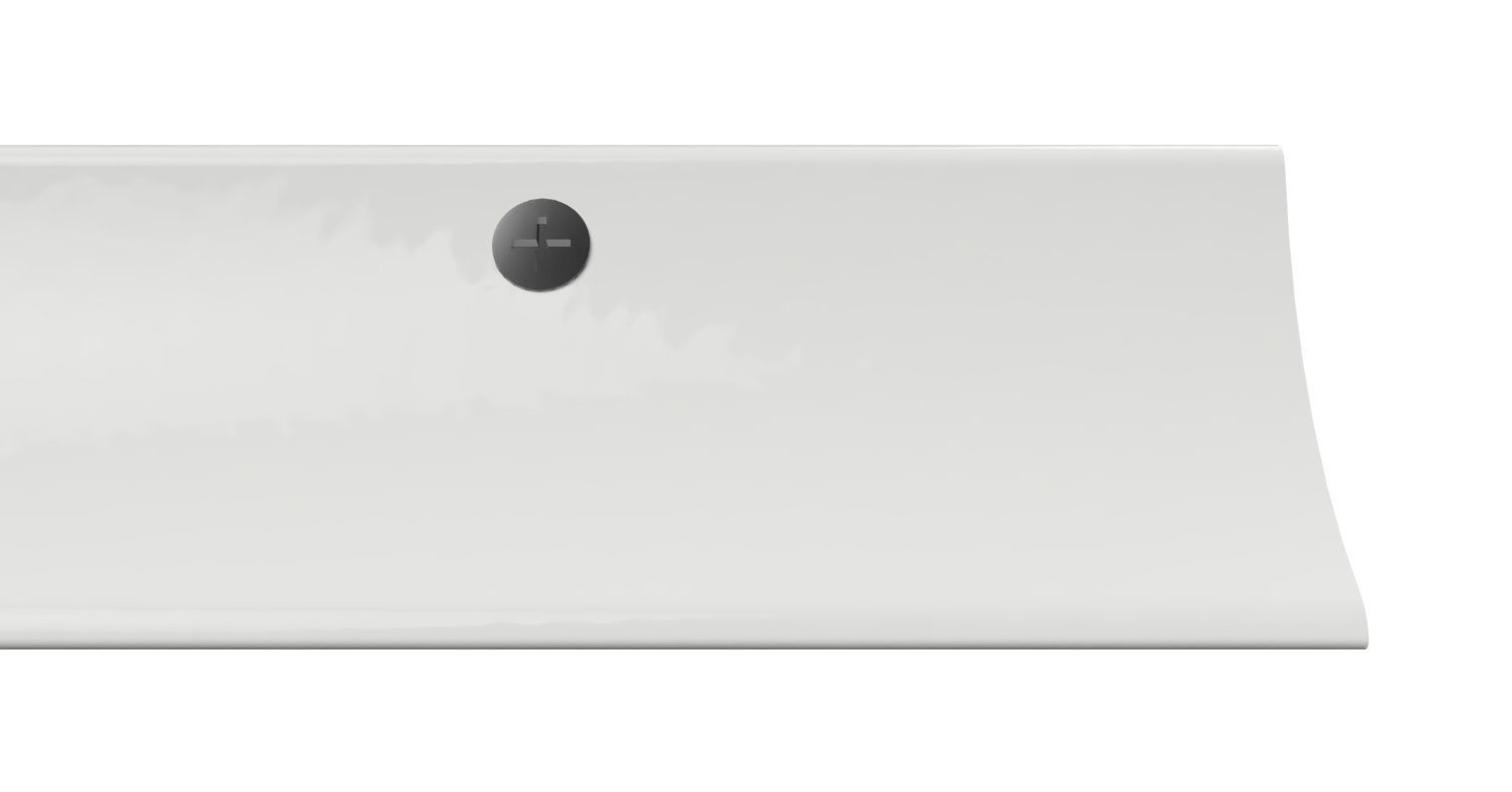 STORMGUARD 07SR0130914W 32mm Rain Deflector Weather Bar White, 914mm (3'0") — image 1