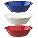 Liberty 28-ounce Plastic Cereal/Soup Bowls | set of 12 in 3 Assorted Colors