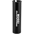 Bike SeatPost Adapter Shim, Aluminum Alloy Bicycle Reducing Sleeve Seat Post Seat Tube Extended Sleeve100MM Conversion 27.2/30.4(25.4-27.2MM)
