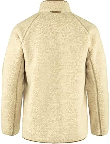 Fjallraven 84158-113 Vardag Pile Fleece M Sweatshirt masculino Branco Giz Tamanho S