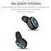 GSPON Bluetooth Headset Mini Invisible Wireless Bluetooth Earpiece Smallest In Ear Car Headphone Hands Free Calling for IOS Android Smart Phones (Black)