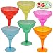 JOYIN 36 Packs Plastic Margarita Glasses Cups 12 oz Disposable Cinco De Mayo Fiesta Party Decoration for Fun Taco Party Supplies, Neon Cocktail Cups, Mexican Theme for Carnivals, Dia De Muertos primary