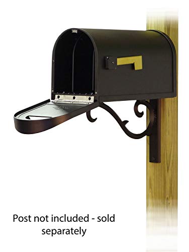 Special Lite Products Company Classic Curbside Mailbox with Sorrento Front Single Mailbox mounting Bracket