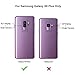 Hocase Galaxy S9 Plus SM-G965 Case, Heavy Duty Protection Shock Absorbent Silicone Rubber+Hard Plastic Hybrid Dual Layer Protective Phone Case for Samsung Galaxy S9 Plus 2018 - Violet Flowers