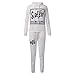 Fedi Women's Sports Suit Casual Sweatshirt Track & Sweat Tracksuit Long Sleeve
