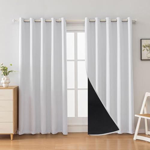 Anytime Blackout Curtains Greyish White 108L