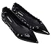 CAMSSOO Women's Classic Rivets Pointy Toe Slip on Comfort Flats Dress Pumps Shoes
